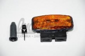 Указатель габаритов желтый с/кроншт (50мм) ООО ЕВРОСВЕТ ГФ 1.22К 24В