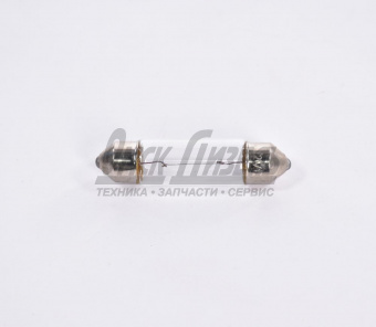 Лампа 12В 10Вт освещения салона T11x38мм (C10W) 5W SV8,5-8 Standard (К10) LONGTEK 12В 10Вт 20802