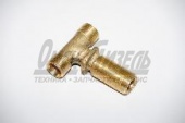 Тройник КАМАЗ М18х1,5-М18х1,5-М20х1,5 фланца проходной 864826-01