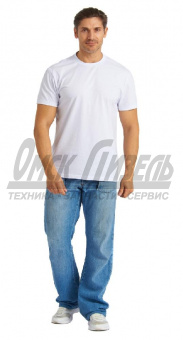 Футболка белая (L(48-50)) ФУТ501-340