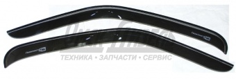 Дефлектор ГАЗель NEXT боковых окон (ветровик) /Газелист52/ длинный клеящийся (черный) GN.9009000-01