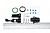 Разъем эл (розетка 7-pin, AMP 1.5) AXOR,ACTROS (фары с габарит огнем,фонари) 7810621