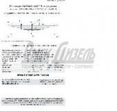Рессора КАМАЗ перед 15л-1675мм 55111-2902012-01/751015KZ-2902012-01