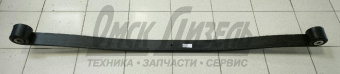 Лист КАМАЗ перед рес №1 (с витым ушком с сайлентблоками) L=1800 мм КАМАЗ-6580,-65801,-6520 Люкс 6580-2902015-20