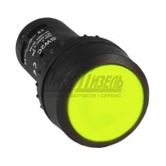 Кнопка SW2C-11 IP54  желтая