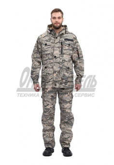 Костюм "СУМРАК" куртка/брюки, цвет: кмф "Легион серый" , ткань: Рип-Стоп (52-54, 182-188) КОС407-ЛЕГИОН СЕРЫЙ