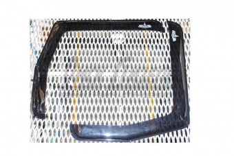 Дефлектор МАЗ ЕВРО окна двери длинный (черный, к-т) 6430-3903210