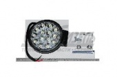 Фара светодиодная12/24V (круглая,рассеянный свет 14LED 42W-30мм) OFF-ROAD все ТС КЭП ФС04214СF 12/24V14LED 42W