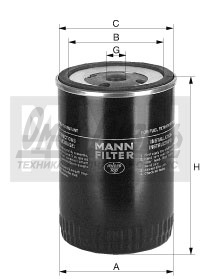 Фильтр топл MANN FILTER (FF-5074) WK723 (10)/WK723/1457434154/FT2480/H60WK07/50013079/DT110296/KC24/P553004/BF988/50013079/WK72310