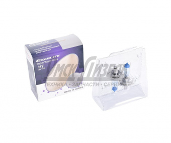 Лампа 12В 55Вт Н7 PX26d Super Vision Ultra (К2/10) EXCELITE 12В 55Вт Н7 PX26d 10706