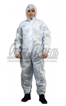 Комбинезон пылезащитный одноразовый (10шт. в уп.) (56-62 (XXL - XXXL)) КОМ400