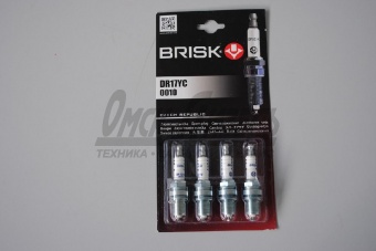 Свеча BRISK DR17YC ГАЗ дв 405-409 Евро-3  (к-т) DR17YC/4052.3707008-10