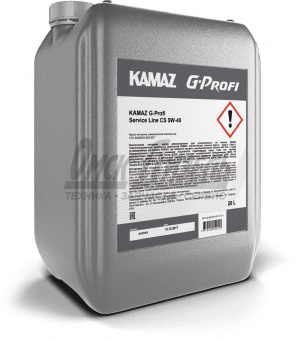 Масло мот КАМАЗ G-Profi Service Line CS (20 л.) п/с (канистра) SAE 5W40 Cl-4/253142333