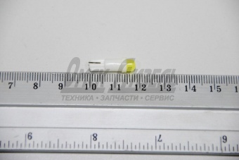 Светодиод 12В А12-1,2 ст.цок.W1.2WW2*4.6d (белый) все ТС КЭП 12V T5 COB 1W 8001 