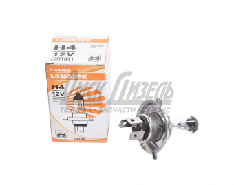 Лампа 12В 100-90Вт Н4 P43t Standard Power (К1/10) LONGTEK 12В 100/90Вт Н4 Р43t20194