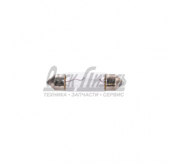 Лампа 12В 5Вт освещения салона T11x38мм (C5W) 5W SV8,5-8 Standard (К10) LONGTEK 12В 5Вт 20801