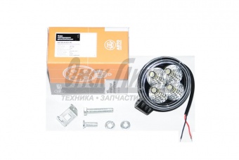 Фара светодиодная дополнительная(круглая рассеив.свет,4 диода 12W 12/24V) AVTOELECTRICA 09.1935 AE12R-4LED-PC