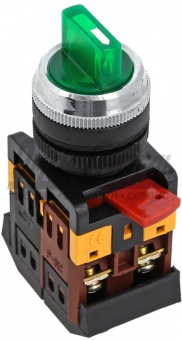 Переключатель ANC-22 3P (220B) с подсв зеленый psw-ans-3p-g-220