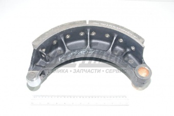 Колодка торм КАМАЗ в сб (Madara) (верхняя) переднего моста 340-008-7456