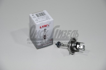 Лампа 12В 60-55Вт Н4 Р43t-38 LYNXauto 12В 60/55Вт Н4 L10460