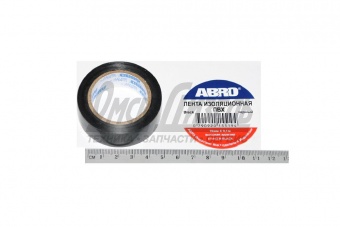 Изолента черная ABRO (19ммх9,1м) ET-912B