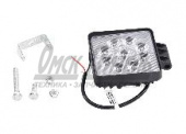 Фара светодиодная дополнительная 9-32V 27W 6500-7000К Slim (рассеян. свет,110х110х30) ZOOML WL-334007SL