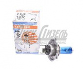 Лампа 12В 60-55Вт Н4 P43t Super White (К1/10) LONGTEK 12В 60/55Вт Н4 Р43t20104W