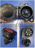 Розетка электрич. ABS 7  пиновая AUGER 54726  (возможная замена SAMPA 095157/M7334001/611560/88-00707-SX/8800707SX)