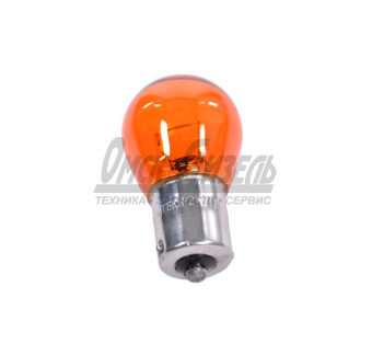 Лампа 12В 21Вт (одноконтакт) PY21W(1156) BAU15s Amber (ЯНТАРНЫЙ) (К10) LONGTEK 12В 21Вт 20425Y