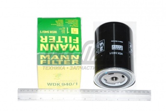 Фильтр топл ЯМЗ-534,536,650,236,238 ЕВРО-0,1,2,3,4,5 MANN FILTER (Н=144мм) (FF-5785)  WDK940/1  536.1117075-04
