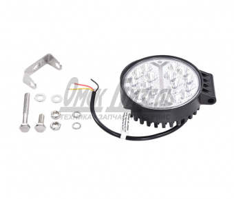 Фара светодиодная дополнительная 12-60V 54W 6000К (напр. свет,115х115х50) ZOOML WL-330050H