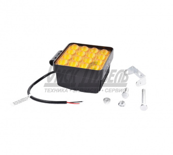 Фара светодиодная дополнительная 12-60V 48W 3000-3500К Golden Yellow (рассеян. свет,160х45х50) ZOOML WL-334050L-GY-HD