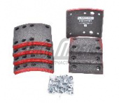 Накл торм КАМАЗ-Компас 9 перед/зад (к-т 8шт с заклепками) MARSHALL M2149989 (аналог 3501105LE710)