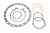 РК КАМАЗ средн моста П (6 наим) (паронит) (КАМРТИ) 5320-2500000-У