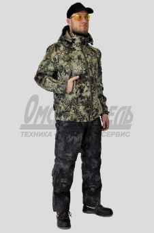 Брюки мужские "Tactical" КМФ (питон ночь (96/170-176)) Ох111