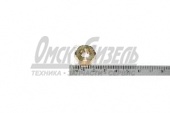 Гайка М 10х1,25 КАМАЗ кол-ра латунь (S=17) 1/21647/40(№о14)