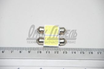 Светодиод 12В АС12-5.-10;С5W.-10 SV8.5 8007 все ТС КЭП 12V FT*36mm COB 12chip