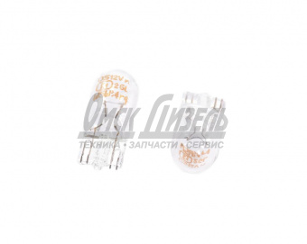 Лампа 12В 5Вт (б/цок) W5W(T10) W2,1x9,5d (К10/50) OSRAM 12В 5Вт 2825