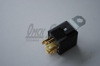 Реле РС 901/751.3777 КАМАЗ, МАЗ 24В,20А 5 штекер с кроншт 751.3777