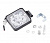 Фара светодиодная дополнительная 9-32V 27W 6500-7000К Mini (напр. свет,85х85х15) ZOOML WL-334048H