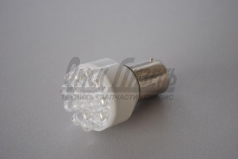 Светодиод 12В Т25 12LED BA15S (белый) (стоп, габариты) SKYWAY S08201045